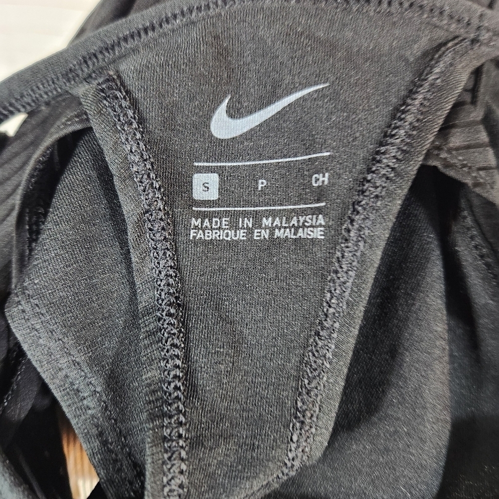 Nike Women's Black Overlay Racer Back Tank Top Size Small - Picture 5 of 6